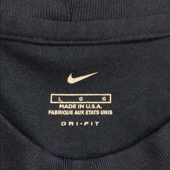 Nike Dri-Fit T-Shirt (Navy Blue) - Picture 2 of 3